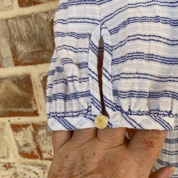 J. Crew Boho Striped Multi-color Tunic Mini Dress - Picture 6 of 8